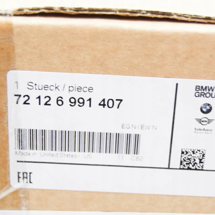 фото №8, Bmw x7 g07 модуль подушки повітряної na ліве коліно 72126991407 6991407