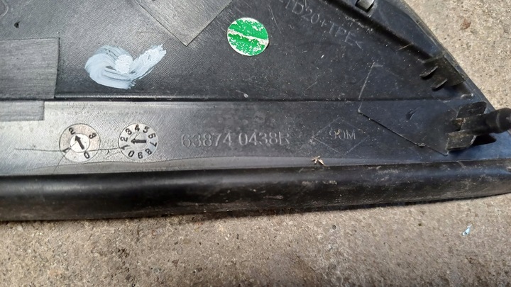 фото №3, Renault megane iv заглушка планка крыльев правая 638740438r