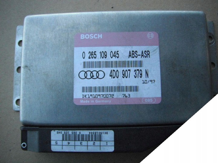 фото №1, Audi a8 d2 комп'ютер abs-asr 0265109045 4d0907379n