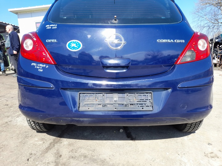 фото №13, Opel corsa d кришка багажника зад задня код фарби z20z 4du