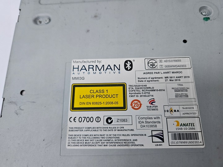 фото №8, Радіо навігація зчитувач карт sd sim mmi audi a6 c7 usa ami