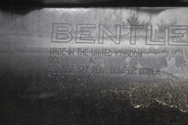 фото №10, Накладка бампера спойлер зад bentley continental gt 3sd807527