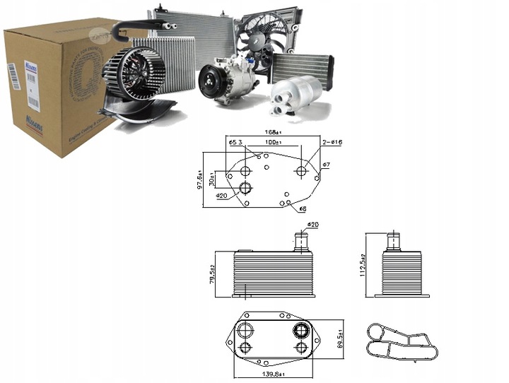 фото №16, Nissens 90786 радиаторов масла, масло двигательный