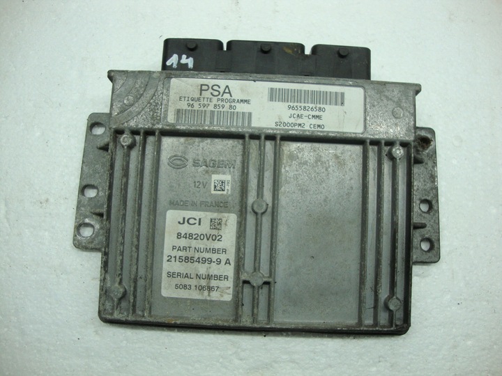 фото №1, Компьютер citroen peugeot 9659785980 9655826580
