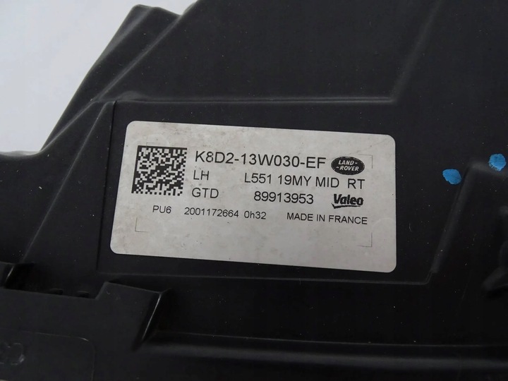 фото №7, Лампа перед левая land rover evoque ii l551 mid led k8d2-13w030-ef