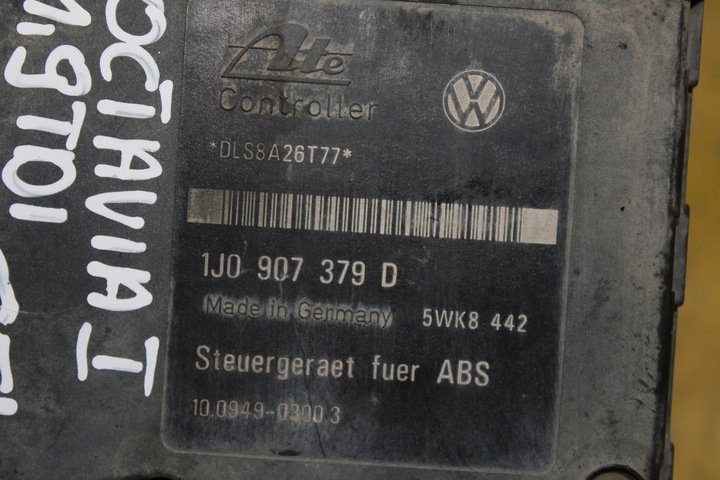 фото №6, Насос abs octavia i 1.9tdi 1j0614117b 1j0907379d