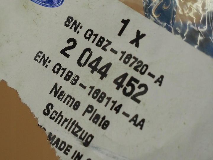 фото №11, Ford edge kuga mk2 емблема st line крила оригінальний номер новий