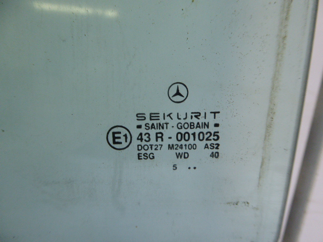 фото №2, E клас w210 скло двері зад ліва зелена sedan