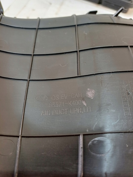 фото №9, Руль воздуха впуск бампера левый перед hyundai kona электрический ev 18-