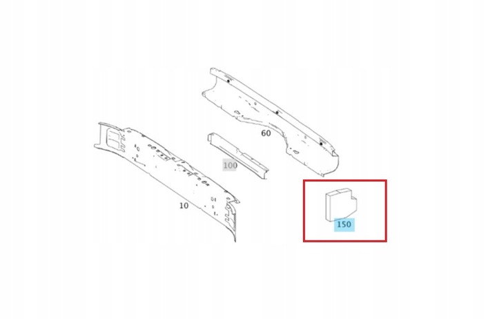 фото №3, Прокладка поперечины зад sprinter 906 a9066000292