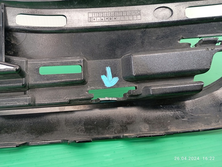 фото №11, Решітка бампера права volkswagen passat b8 r-line 3g0853794