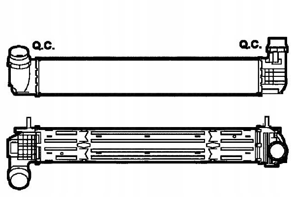 фото №1, Nrf интеркулер renault megane iii 08-, scenic 09-