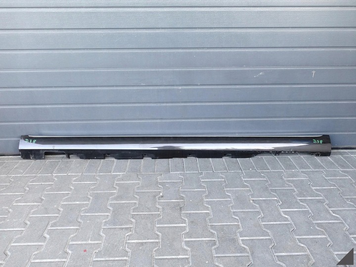 фото №1, Audi a8 4h0 4h4 d4 рестайлинг 09-17 порог накладка планка левая хром длинный x7u