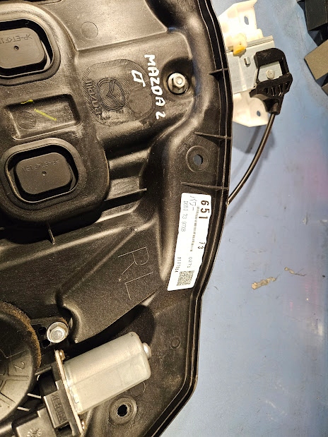 фото №5, Lt подъемник механизм стёкла mazda 2 ii 651 d6517397xb d01g5958x