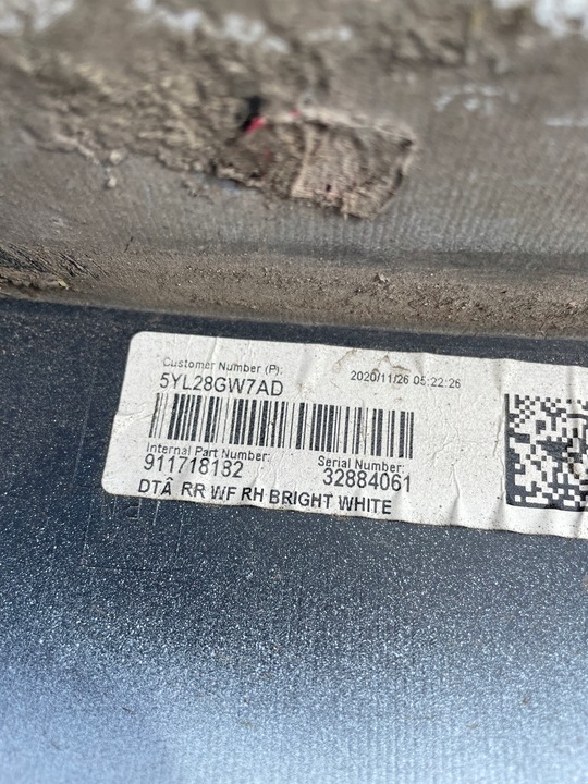 фото №6, Dodge ram рестайлінг права планка крила зад 5yltrmabc