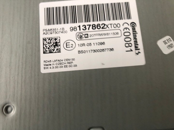 фото №3, Citroen berlingo iii радіо cd нове оригінал