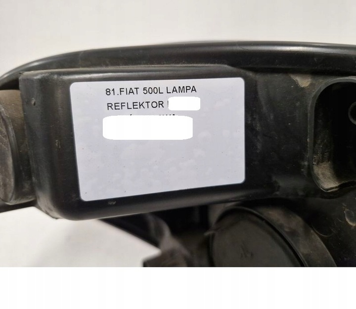 фото №7, Fiat 500l 500 l лампа лівий перед ліва передня фара uk