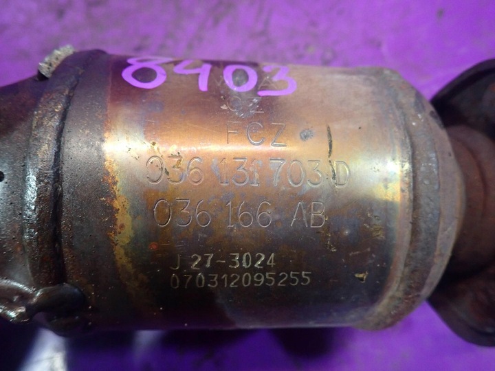 фото №4, Vw golf v 1,4 bud 80km катализатор коллектор выпускной 036131703d