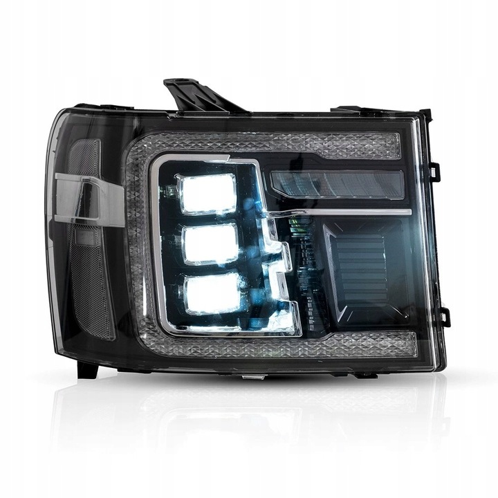 фото №8, Модуль фары автомобильных полный led do лампы передний gmc sierra 2007-2013 тюнинг