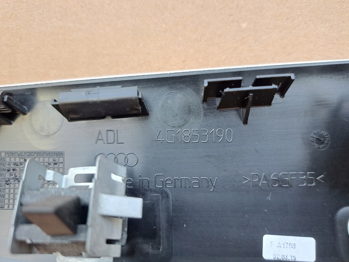 фото №9, Dekor панелі захист планка заглушка консолі quattro audi a6 c7 4g1853190