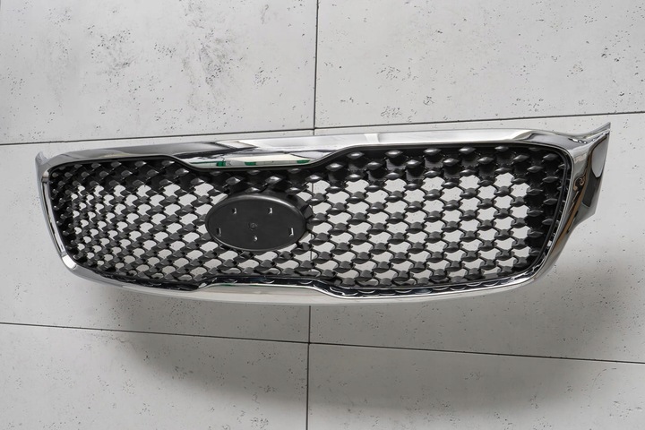 фото №9, Kia sorento iii um 2014-2017 решётка радиатор решётка радиатора хромированный 86350c5000