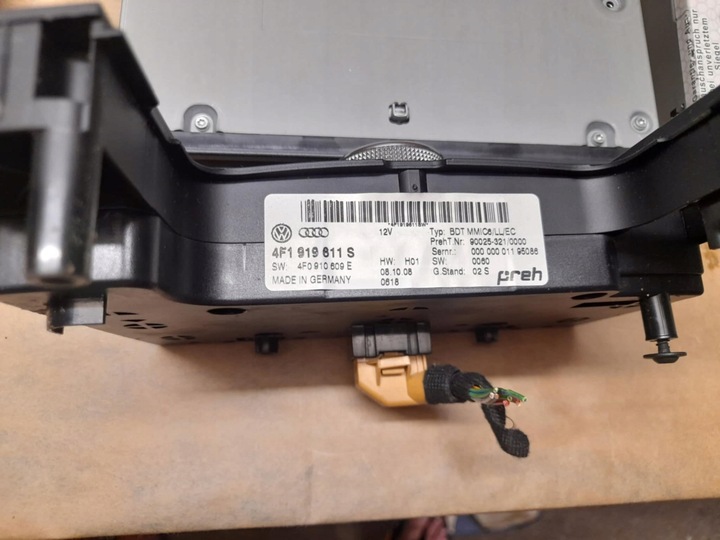 фото №10, Audi a6 c6 рестайлинг навигация комплект европа радио mmi 4f0035056 4e0035666