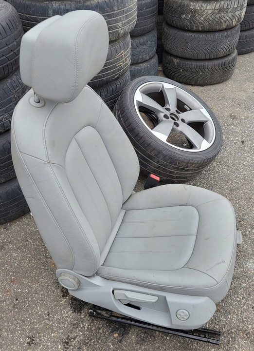 фото №8, Сиденье с подогревом правые перед подушка безопасности застёжка audi a7 4g серый кожа оригинальный номер eu