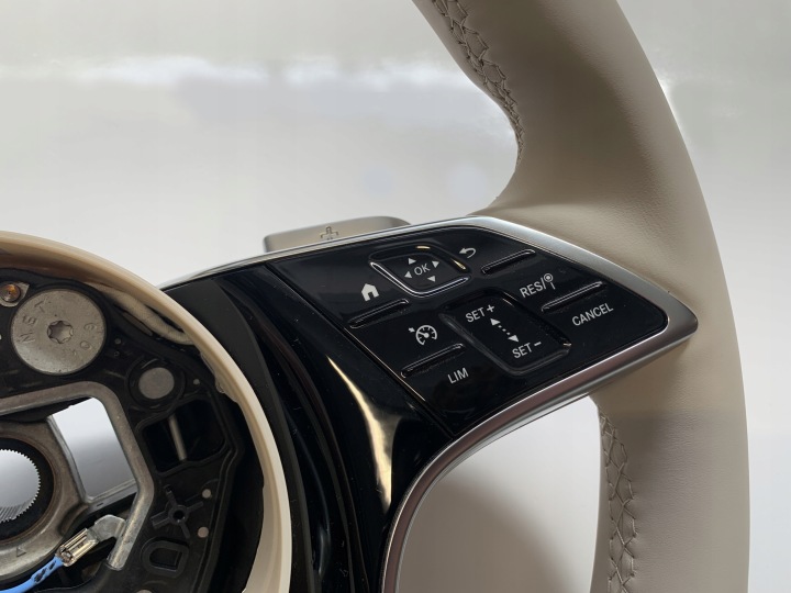 фото №14, Mercedes w213 w223 руль кожа с подогревом лепестки