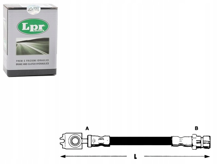 фото №1, Lpr шланг гальмівний p fabia 99-