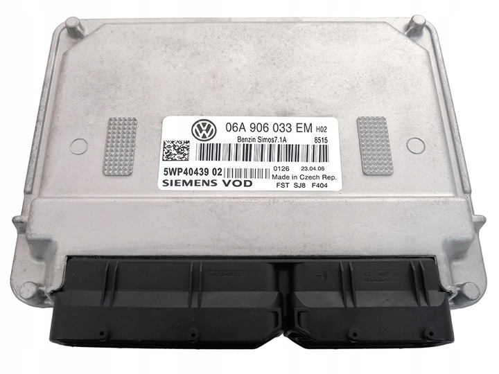 фото №1, Компьютер ecu vw golf v 1.6 06a906033em 5wp40439 02