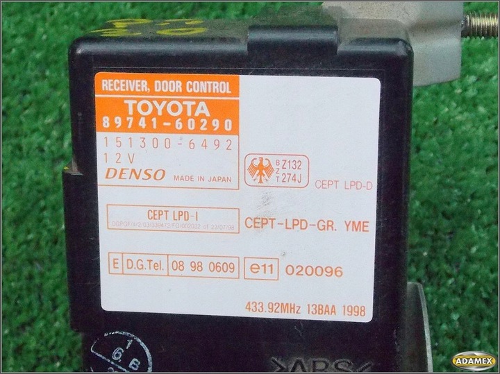 фото №6, Toyota land cruiser j95 модуль двері 89741-60290