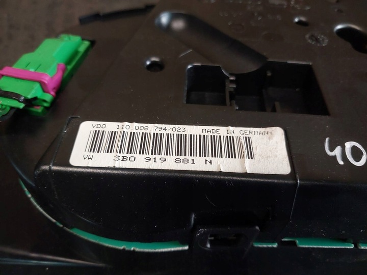 фото №12, Спідометр  / спідометр volkswagen passat b5 1.9 tdi 3b0919881n