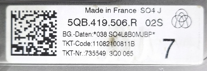 фото №9, Колонка рулевая audi q3 83a 5qb419506r