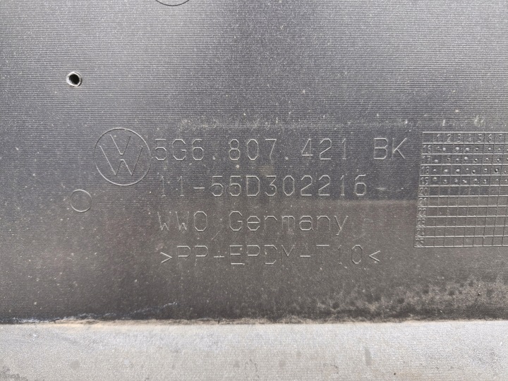 фото №6, Vw golf vii hb рестайлінг задній бампер 5g6807421bk