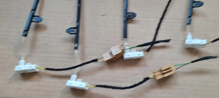 фото №10, A4 b9 8w podświetlnie обшивка дверей led ambiente лампа комплект 4x