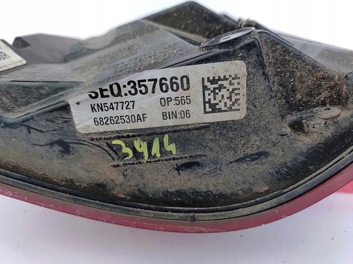 фото №12, Dodge ram 19- лампа правая зад задняя led европа 3914