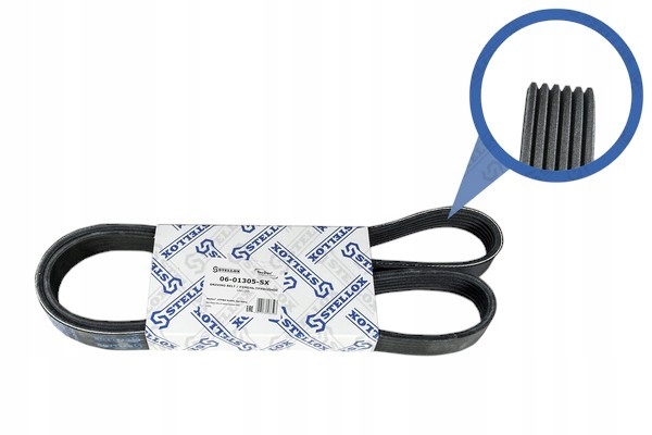 фото №2, Лента wielorowkowy 6pk1305 fiat punto panda doblo 1.3jtd 03