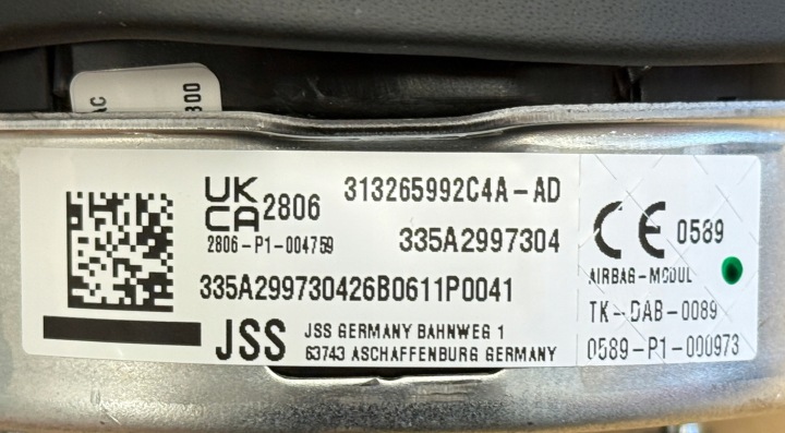 фото №11, Bmw 5 g30 g31 2017-2024 подушка  подушка водій шкіра гібрид usa 5a29973