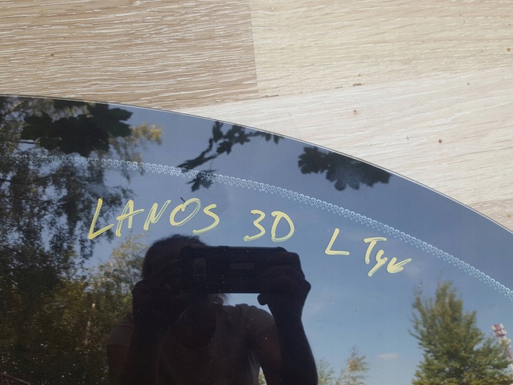 фото №2, Скло кузовна ліва задня лівий зад daewoo lanos 3d