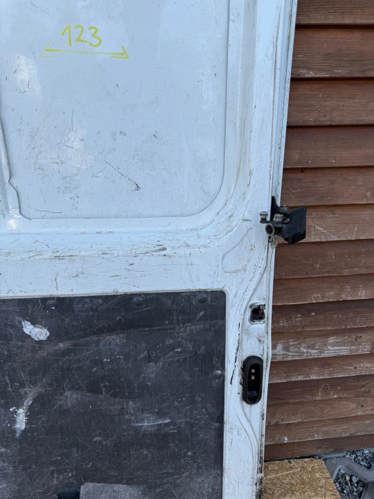 фото №14, Дверь правая зад задние сдвижные fiat ducato jumoer boxer белый 123x167