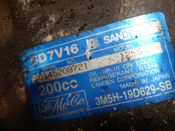 фото №4, Mazda 3 i bk 1.6 citd компрессор кондиционера 3m5h19d629sb