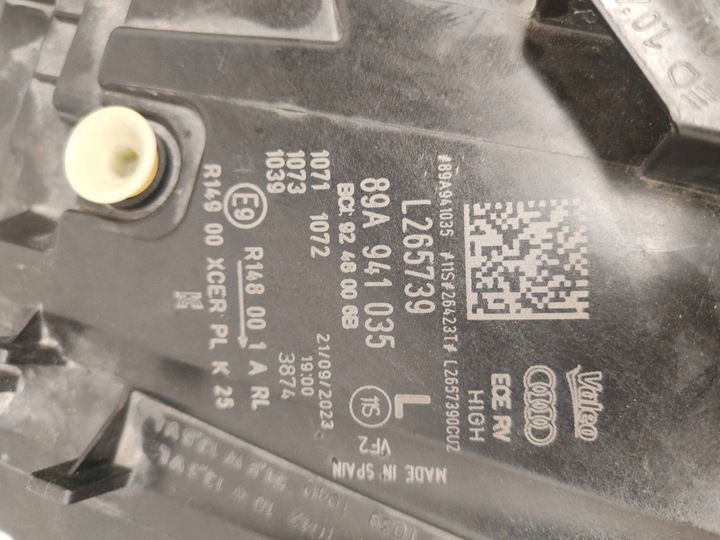 фото №9, Audi q4 sportback matrix e-tron комплект лампа 89a941035/89a941036