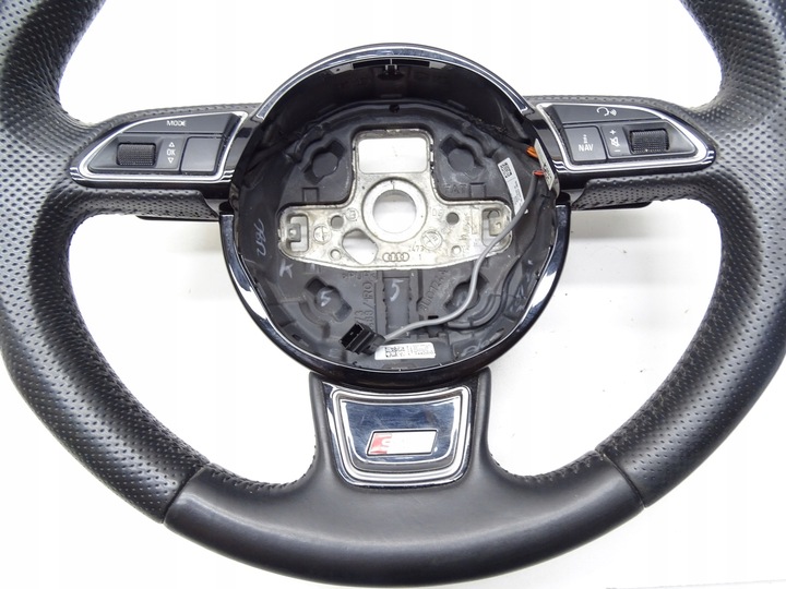 фото №10, Кермо шкіра мульті пелюстки s-line audi a4 b8 a5 8t рестайлінг 8k0419091cb