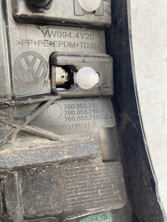 фото №12, Vw touareg iii 760 18- права молдинг накладка na крило перед 760853718