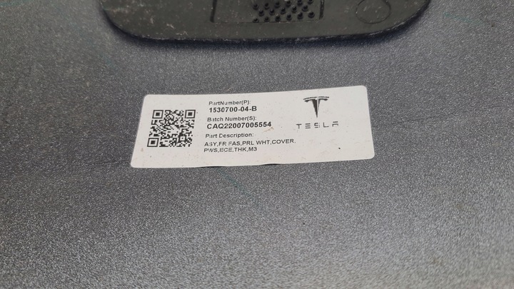 фото №11, Tesla 3 бампер перед переднє