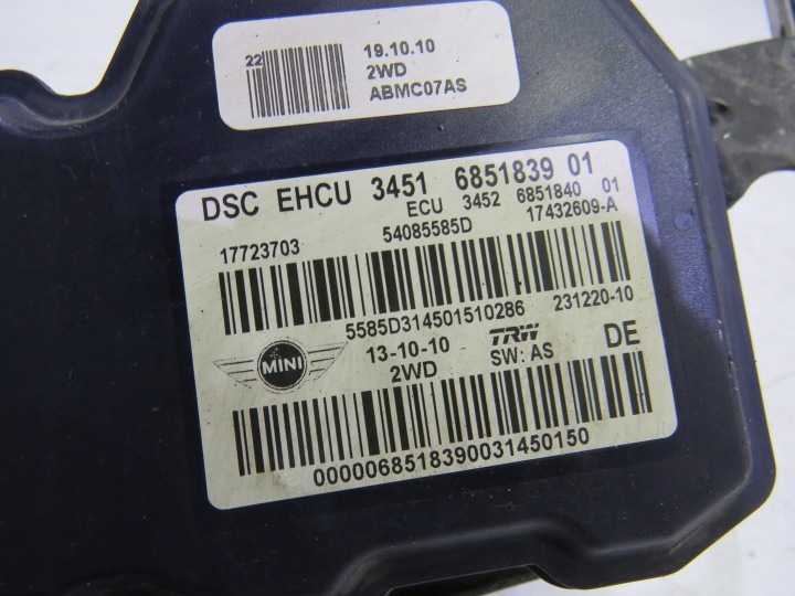 фото №7, Блок керування abs countryman s r60 1.6 tb 6851839