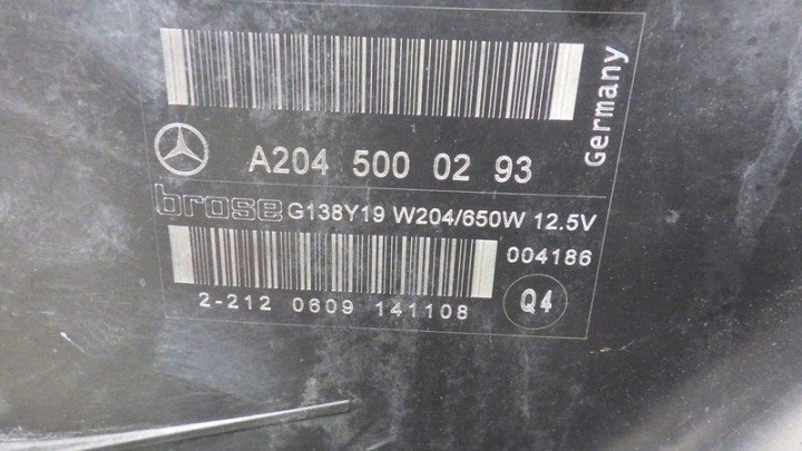 фото №10, Комплект радіатор mercedes w204 3.0 cdi v6 a2045001001 a2045001203