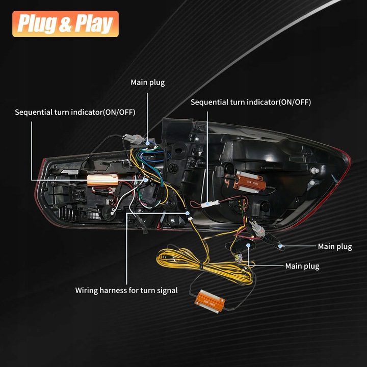 фото №14, Лампи зад kpl повний led neon діодні тюнінг рестайлінг вигляд bmw 3 f31 turing 12-20