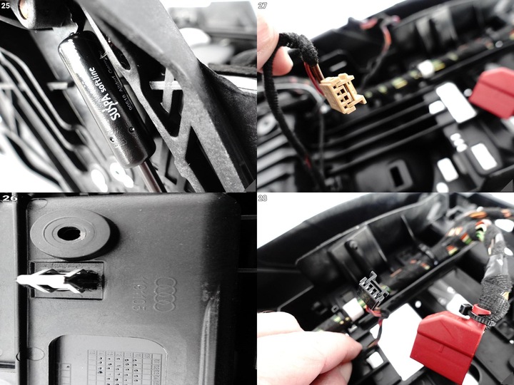 фото №11, Audi a8 s8 4h0 d4 13-17 рестайлинг подлокотник туннель задней сиденья жгут длинный