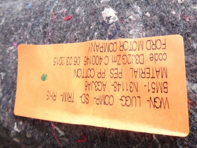 фото №5, Ford focus mk3 iii рестайлінг 15 боковина багажника правий